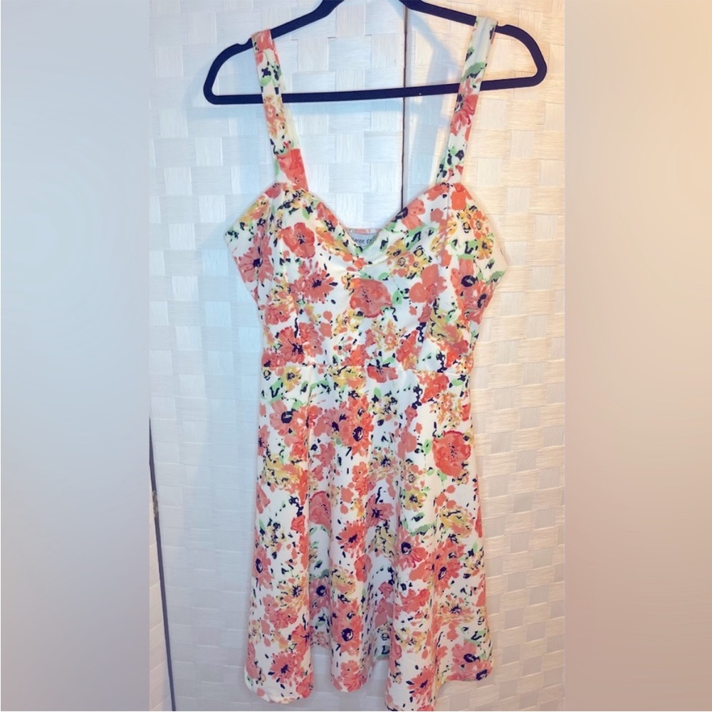 🌸 Almost Famous Floral Print Dress/Size XL